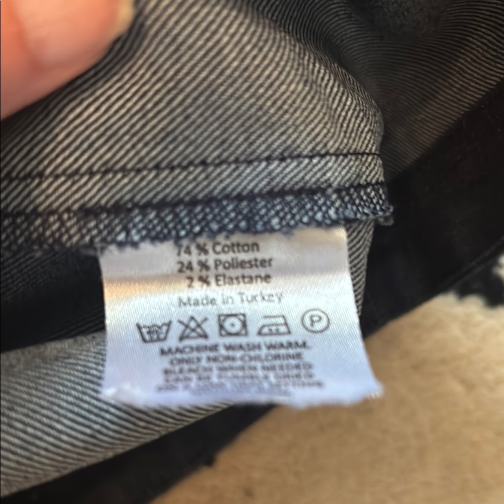 Cuyana dark denim Women's Top size large - Picture 4 of 4